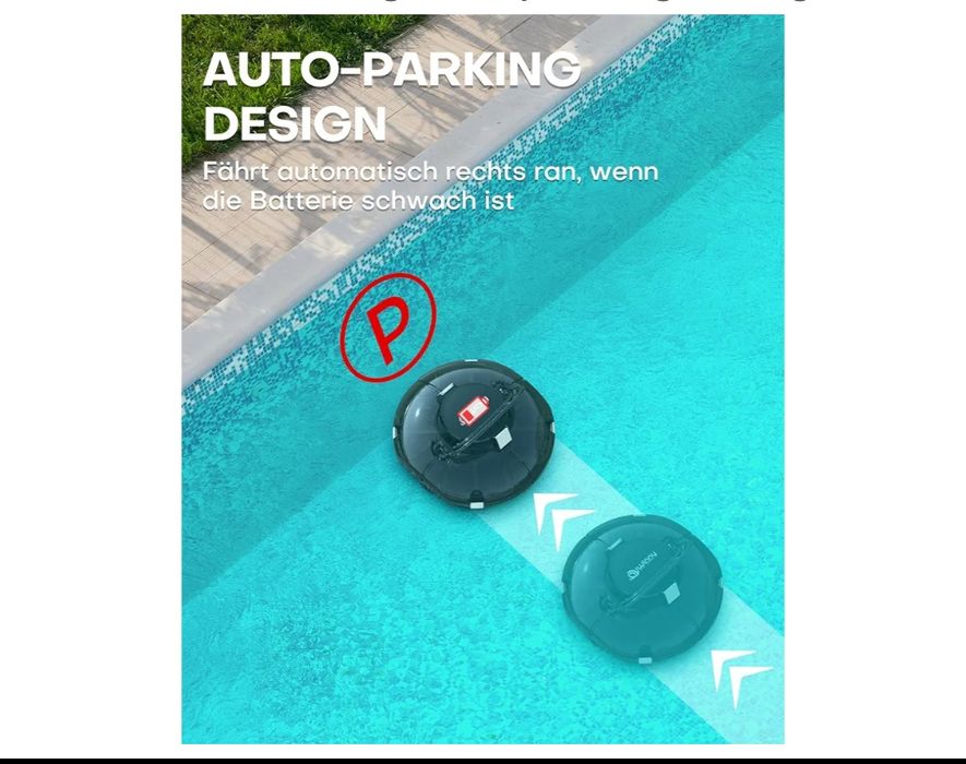 Robot piscină aspirator Winny 200 wireless 75 minute 60m2