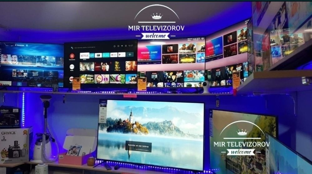 Новый телевизор 102 см смарт ютуб вайфай