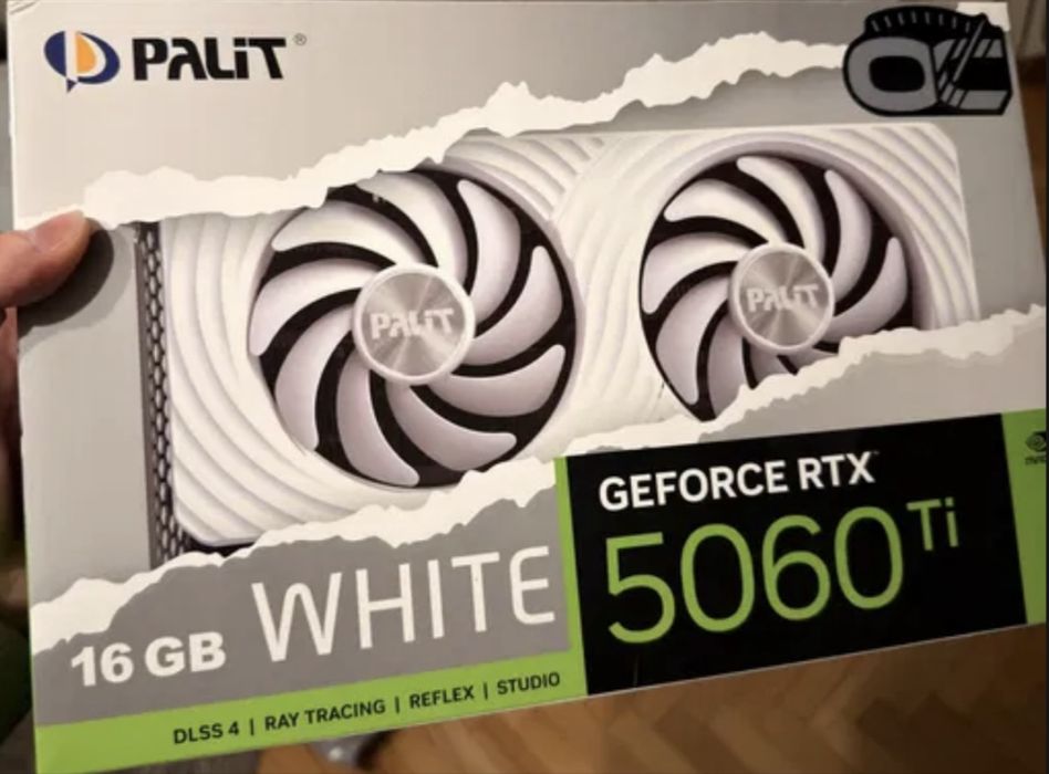 Продам видеокарту Palit GeForce RTX 5060 Ti White 16GB