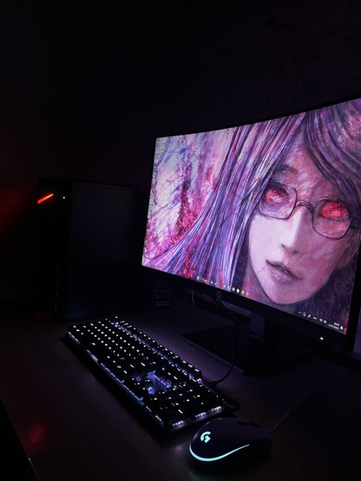 игровой компьютер, полный сет