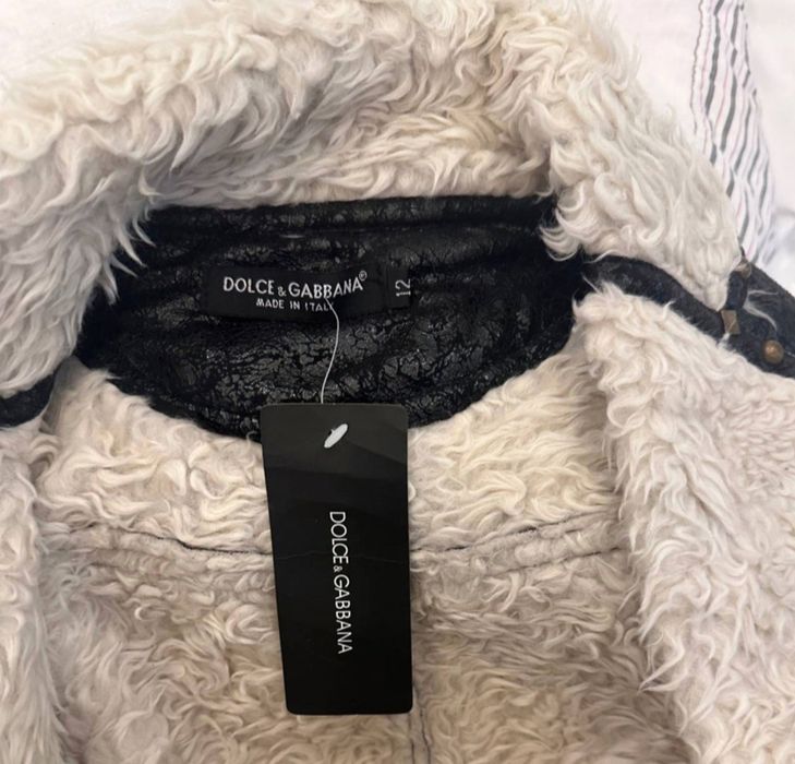 Курточка дублёнка брендовая Dolce Gabbana