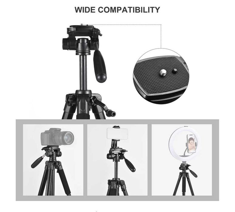 Статив Andoer с панорамна глава 1.88м. / 5клг.