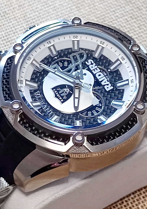 Ceas Invicta NFL Las Vegas Raiders Chronograph  Black Dial – Barbati