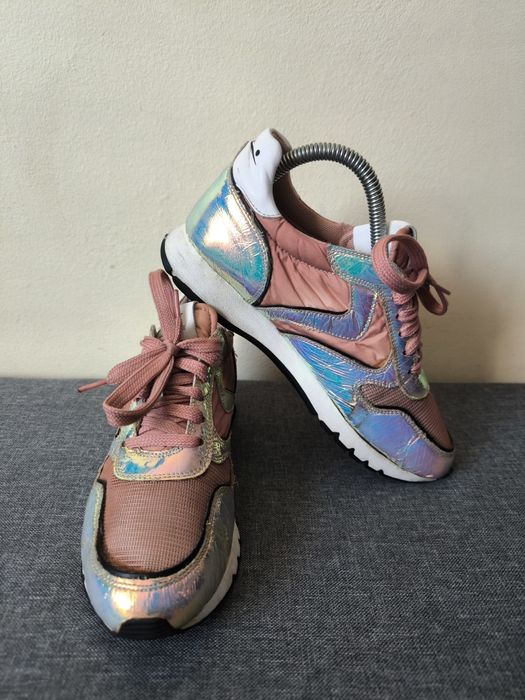 Sneakers Voile Blanche pink metal