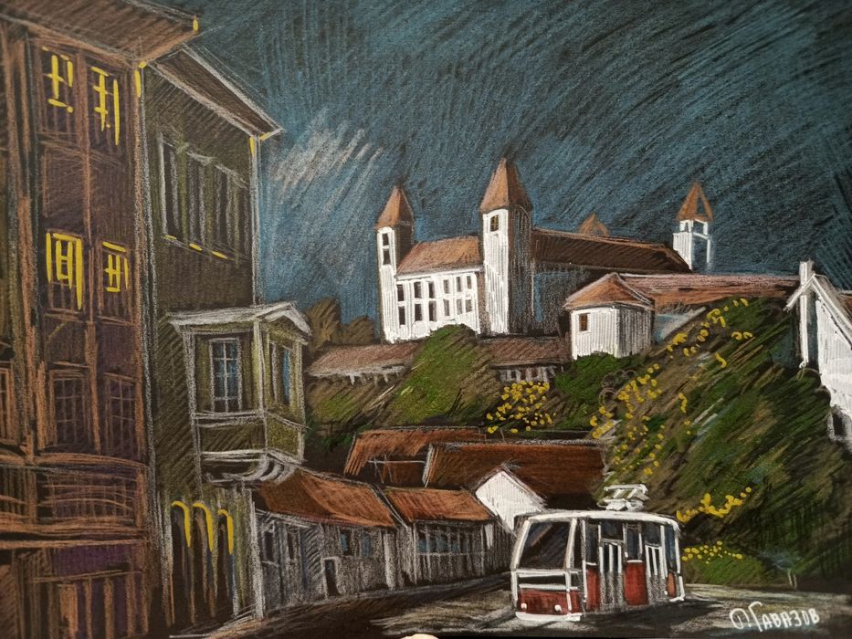 Картини А4 смесена техника