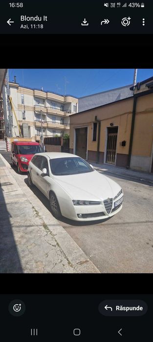 Vand alfa romeo din 2010 motor 2.0 jtd motor foarte bn intretinut toate schimburile facute la timp pret 2500 euro foarte putin negociabil