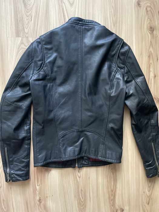 SUPERDRY Leather Jacket / мъжко кожено(естествена) яке S