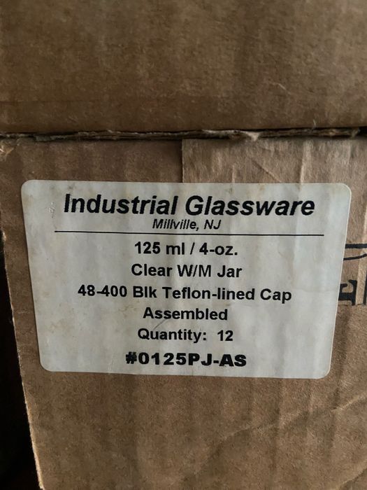 Бутылка стеклянная 125 мл