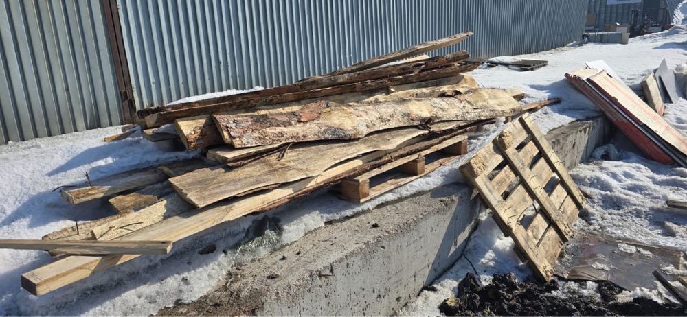 Доски необрезные