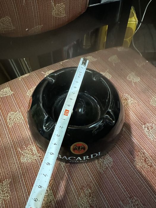 оригинален стар порц пепелник бакарди