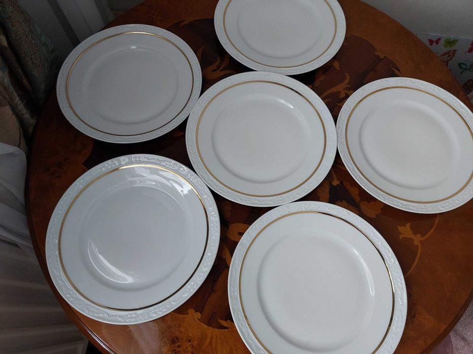 Set 6 farfurii desert Schirnding Bavaria Rosemarie nefolosite