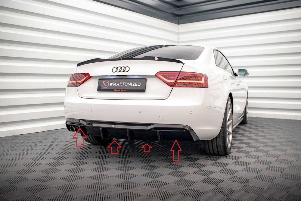 Difuzor bara spate Audi A5 Sportback 8T 2011-2016 v46 - Maxton Design