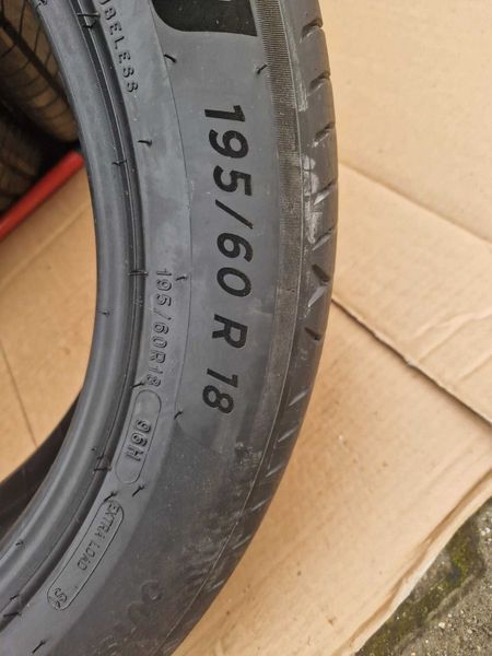 4 броя Michelin R18 195/60/ 
нови летни гуми 
DOT4722