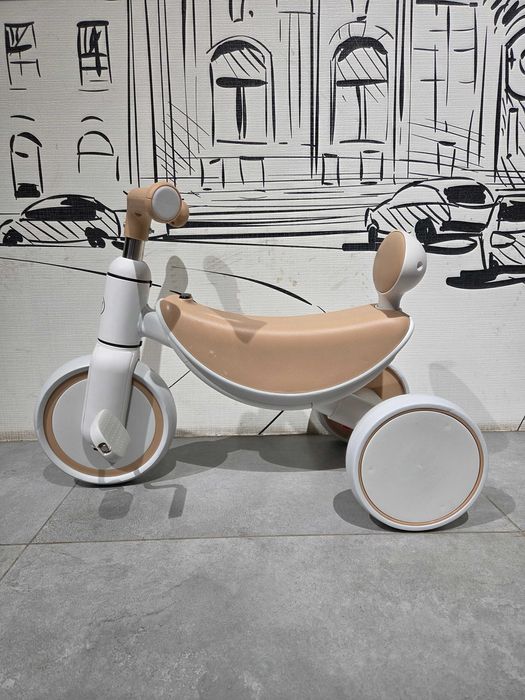 Детский трехколесный велосипед с родительской ручкой +Беговел. Подарок