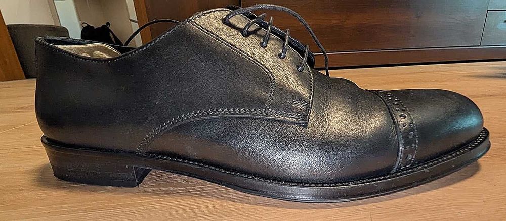 Pantofi eleganți din piele Vero Cuoio - business - mărime 42-reducere