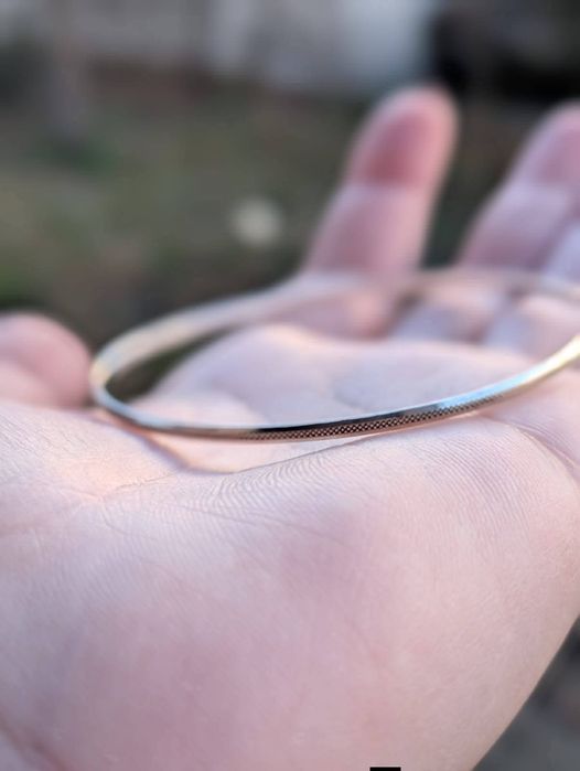 Bratara veche fixa din argint de 835, copii