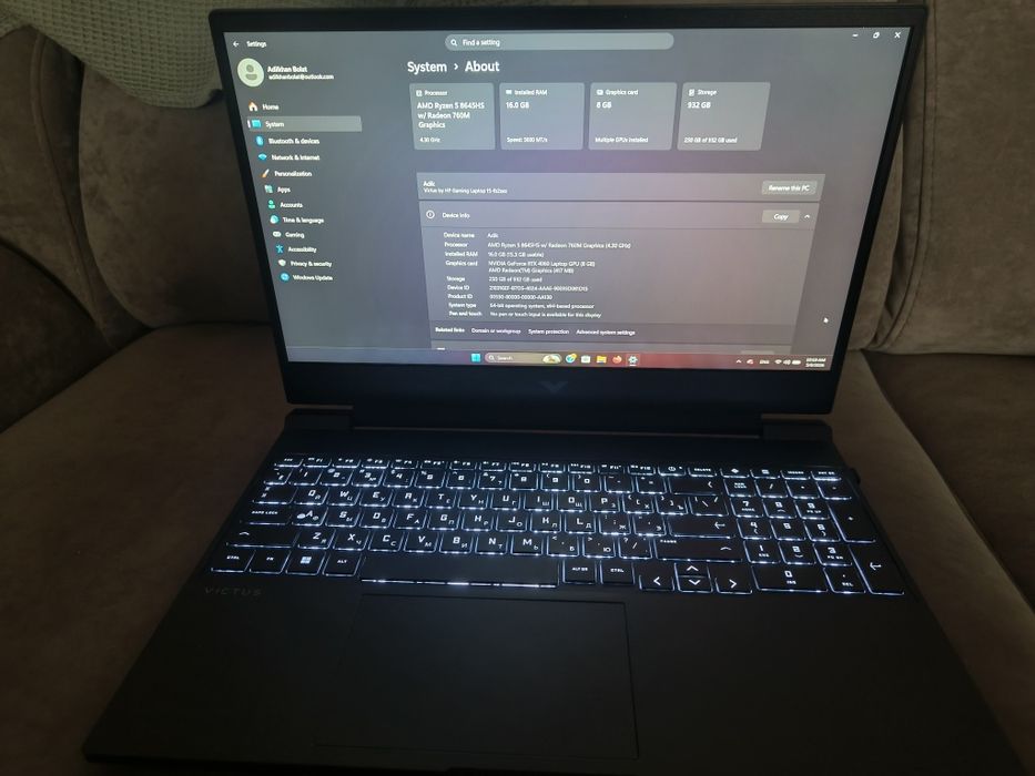 hp victus 15 rtx4060