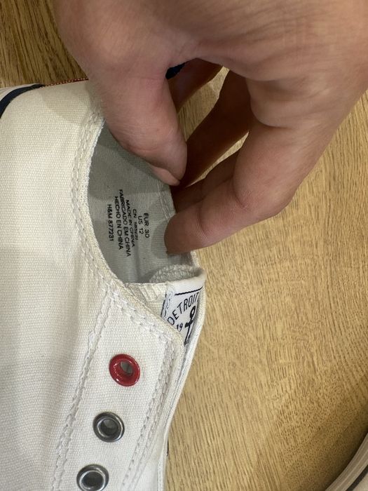 Детски кецове H&M , бели-30 номер