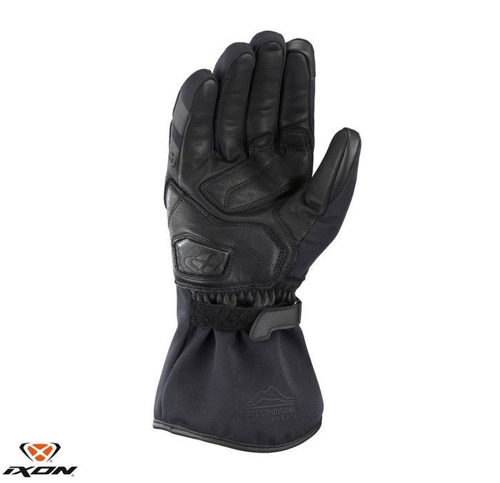 Manusi barbati Mid-season textil/piele Ixon Drizzle MS negru moto