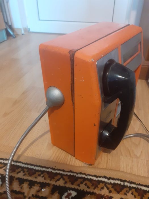 Telefon public functional cu cartela noua de 100 000 unitati stare estetica nota 8,5 din 10