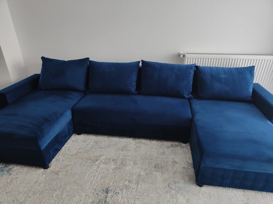 Canapea extensibilă cu ladă de depozitare