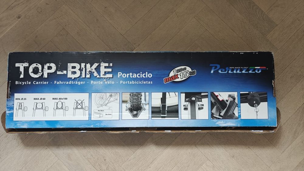 Suport auto pentru bicicleta, montaj pe bare transversale