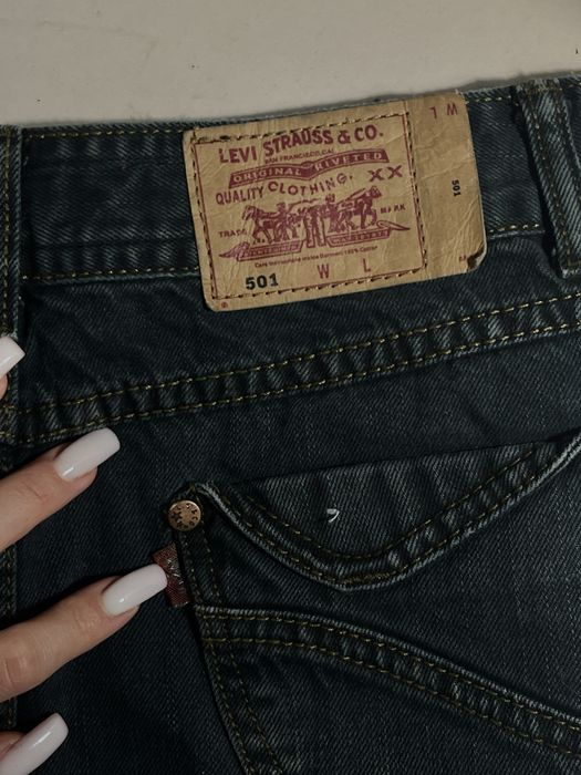 джинсовая мини-юбка Levis, оригинал