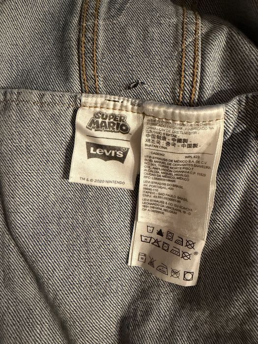 Levi’s x Super Mario Limited Edition Denim Jacket XL