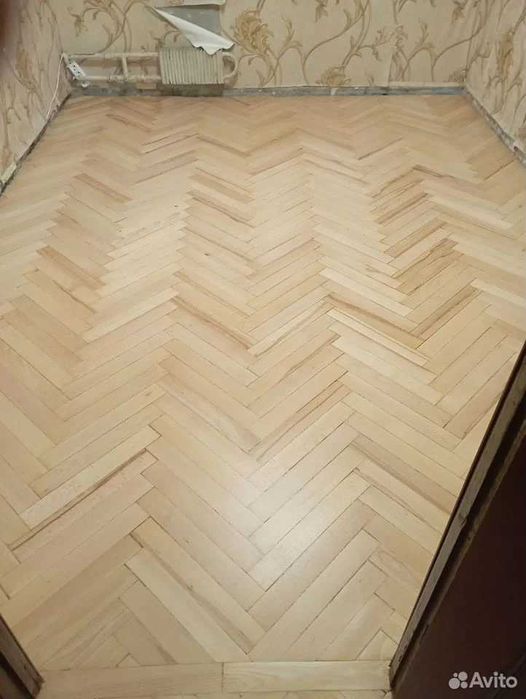 Шлифовка паркета и покрытие лаком