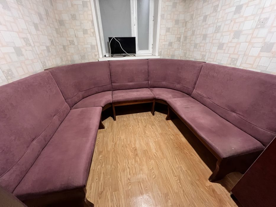Угловой диван для кухни , П образный, можно разбирать