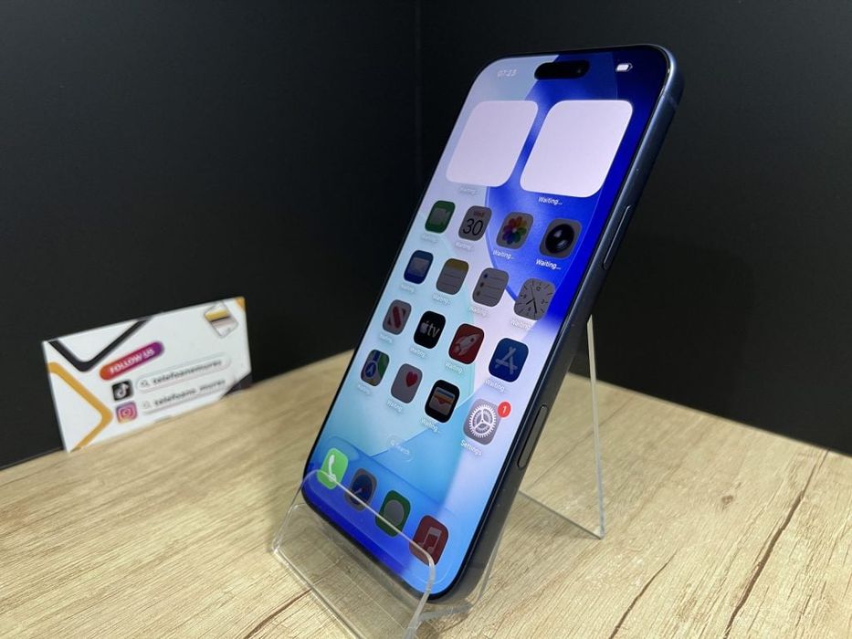 iPhone 17 Pro Max Deep Blue E-SIM 256Gb Second-Hand 3 ani garanție, Te