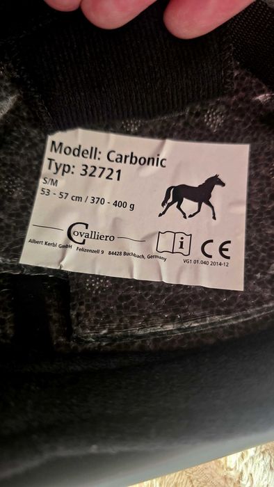 Каска за езда Modell: Carbonic