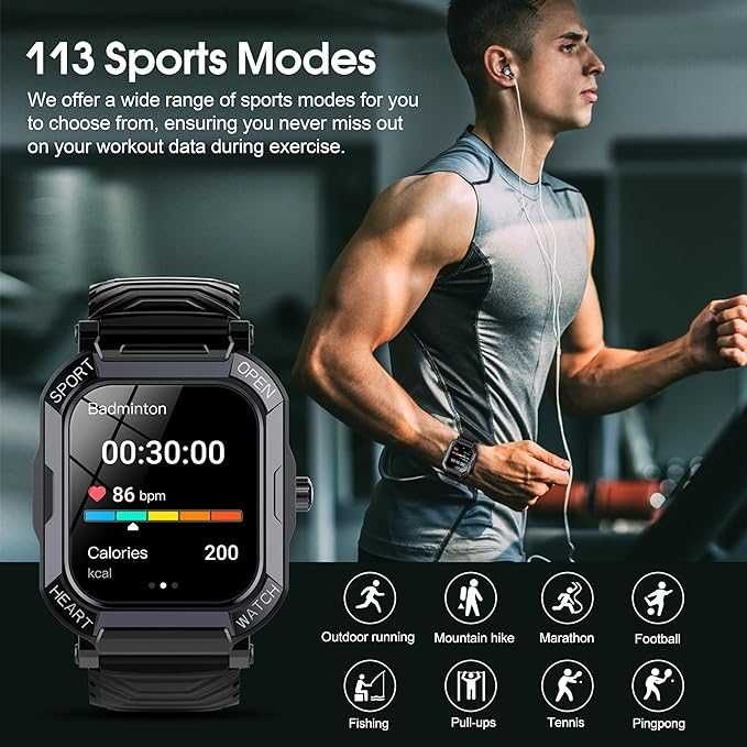 SmartWatch Xinwld Bluetooth Difuzor Microfon Apeluri Android IOS Nou