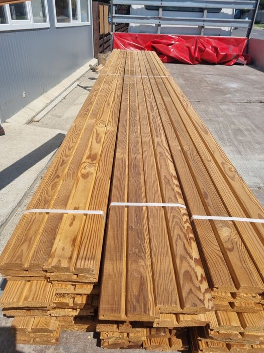 Lambriu termotratat pin nordic producator fatade lemn