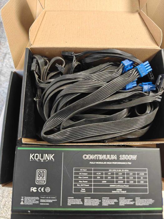 Компютърно захранване Kolink Continuum 1500W Platinum