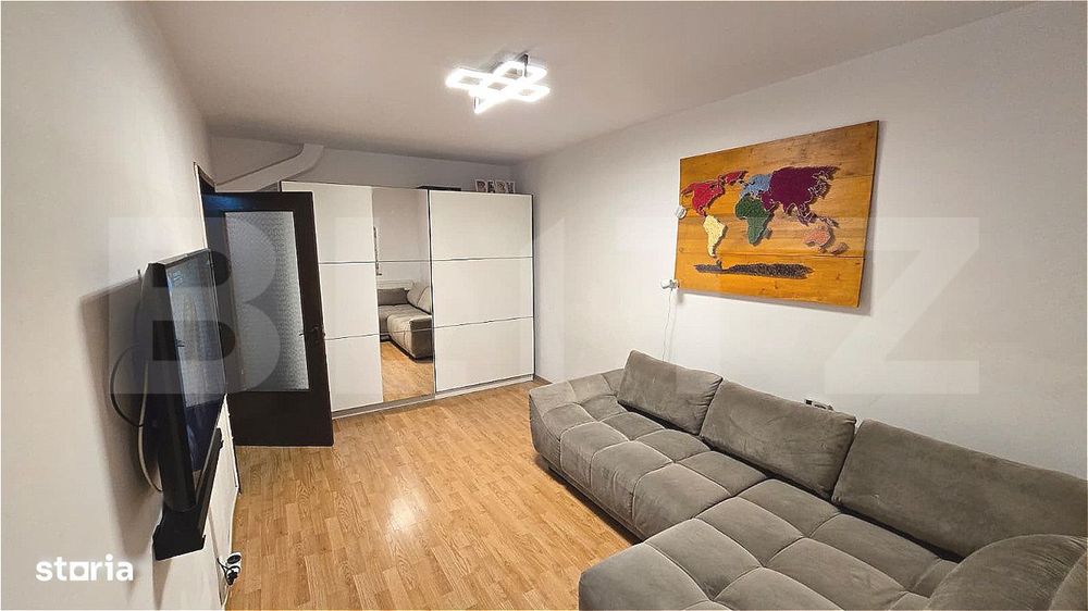 Apartament de vanzare, decomandat, 45 mp utili, 2 balcoane, loc de par