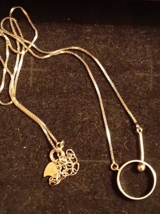 Серебряное колье Китай