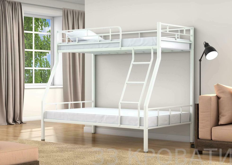 Двухъярусная кровать. Двухместный кровать. Ikki etaj kravat