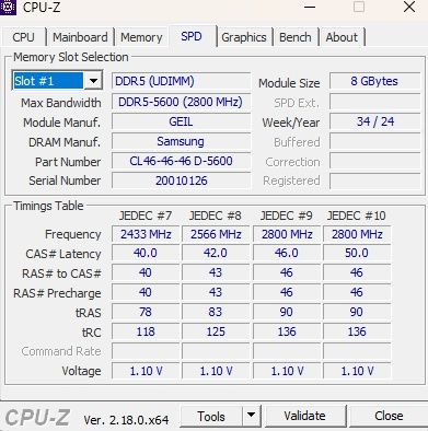 Продаю ddr5 8 гб. Для ПК