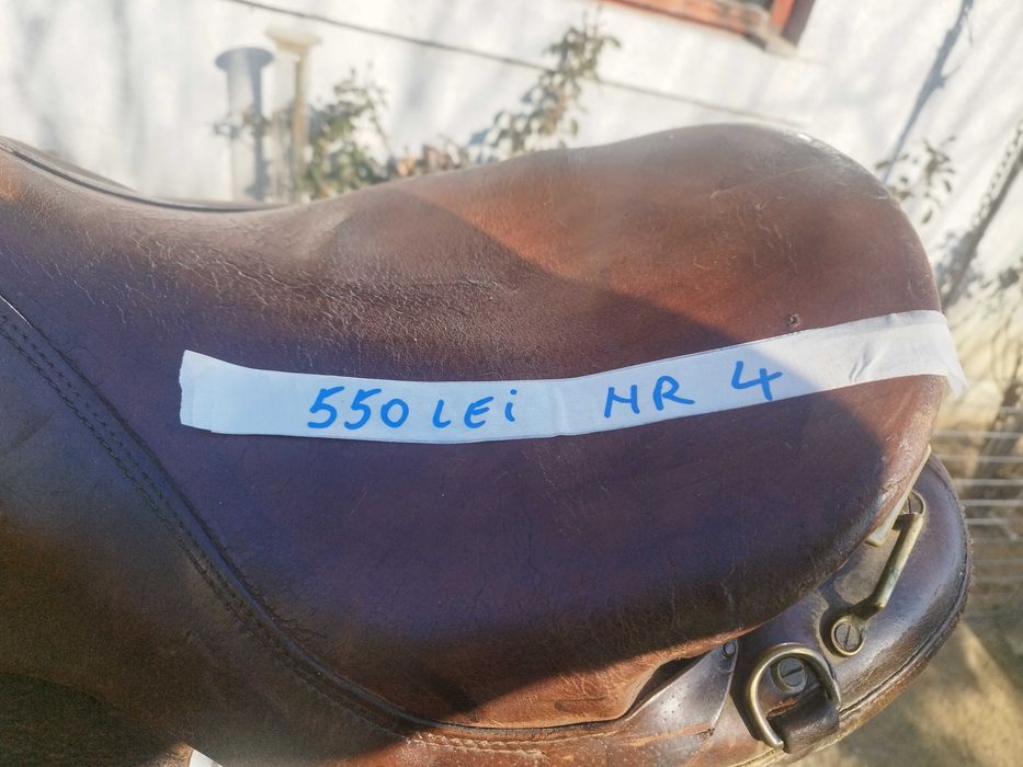 Șa de piele călărie originala