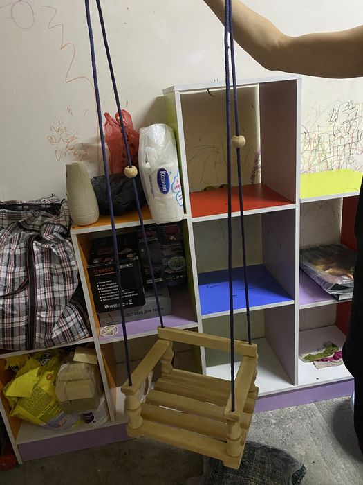 Качели детские из дерева