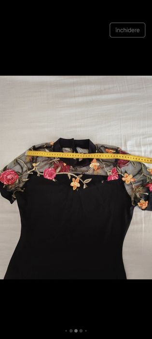 Rochie elegantă neagră,măsura L