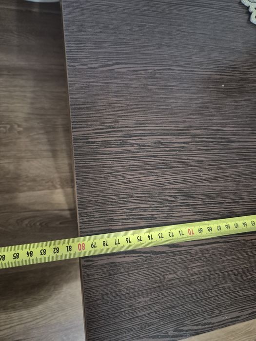 Masă transformabilă extensibilă 80x80 / 160 cm – wenge, stare foarte bună
