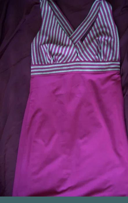 Rochie ciclamen lunga măr M-L