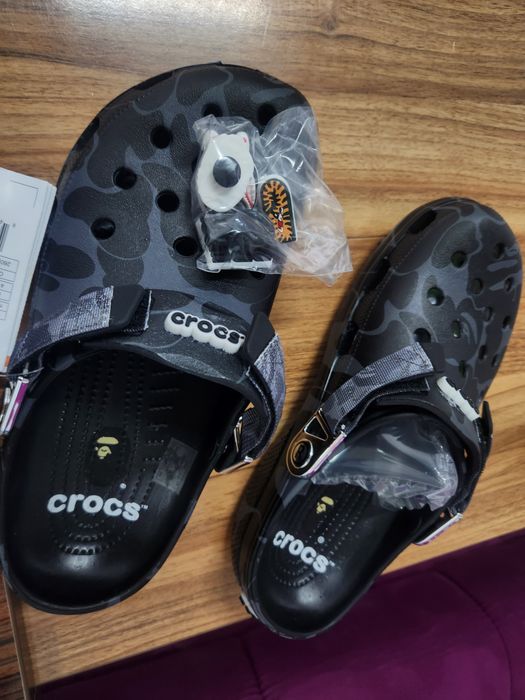 Crocs x bape кроксы
