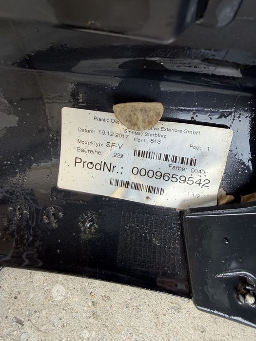 Предна броня от w222 s560