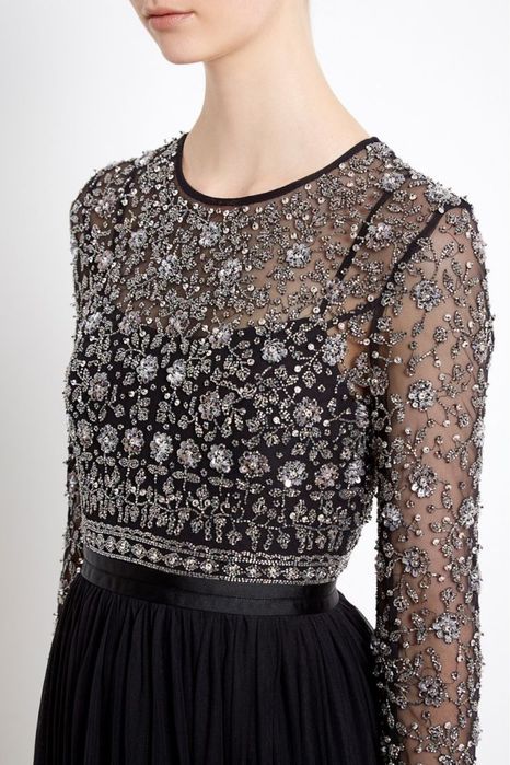 Rochie ocazie Needle & Thread cu maneca lunga