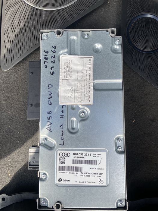 Sistem audio audi a4 b8 bang olufsen boxe subwoofer