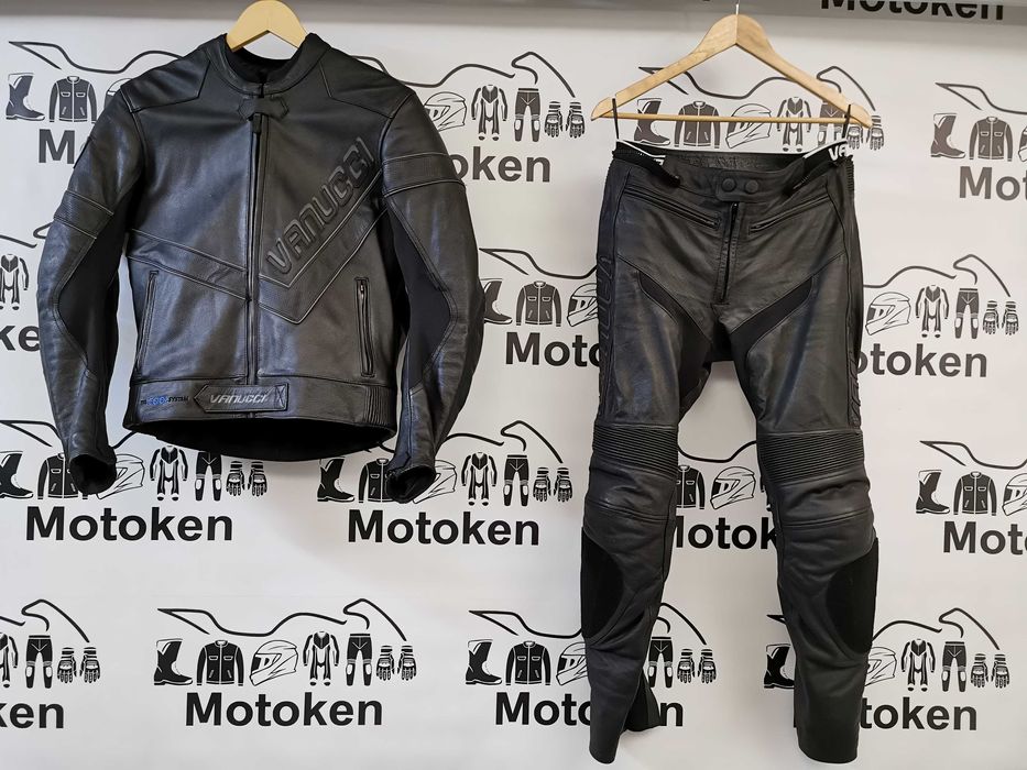 Costum moto piele Vanucci marime 48