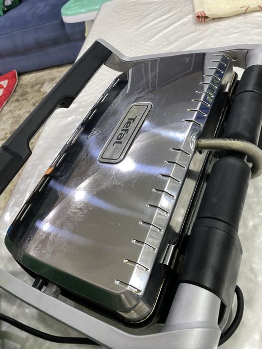 Гриль Tefal Optigrill Elite XL GC760D30 черный, серебристый